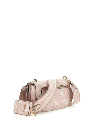 Sac Bandoulière Guess Rea High Rosewood Logo SG896316