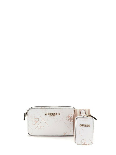 Sac Bandoulière Guess Rea High White Ombre Logo SO896374