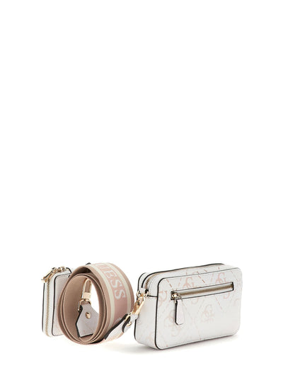Sac Bandoulière Guess Rea High White Ombre Logo SO896374