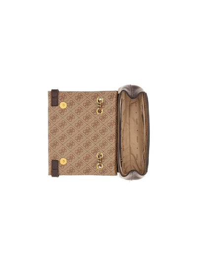Sac Bandoulière Guess Sestri Latte Logo/Brown SZ900121