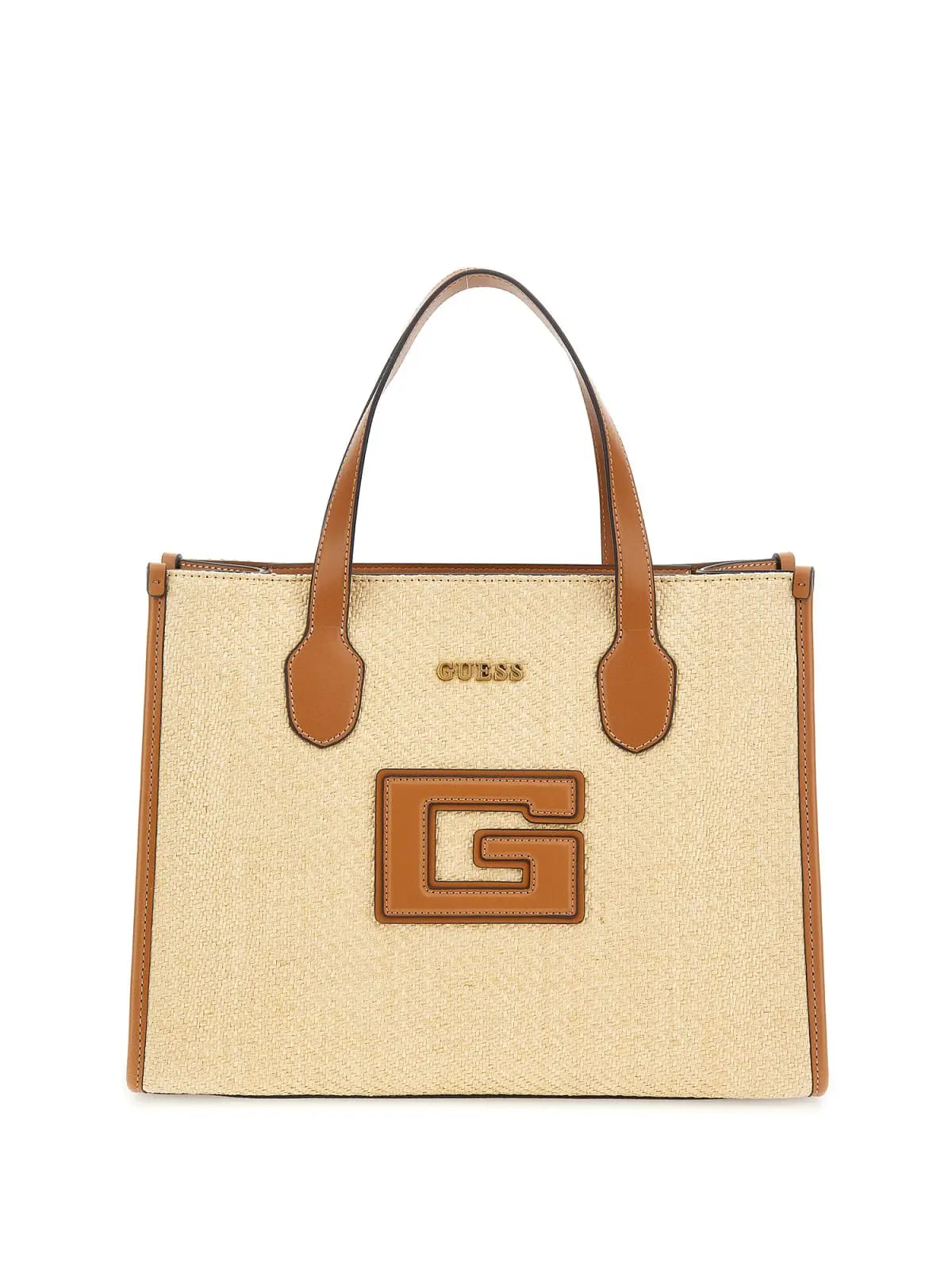 Cabas / Shopping Guess G Status 2 Compartment Natural/Cognac WA919822