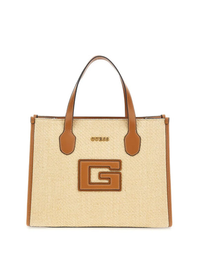 Cabas / Shopping Guess G Status 2 Compartment Natural/Cognac WA919822