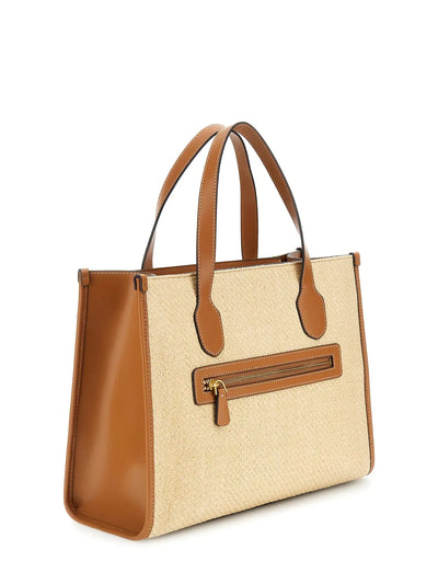 Cabas / Shopping Guess G Status 2 Compartment Natural/Cognac WA919822