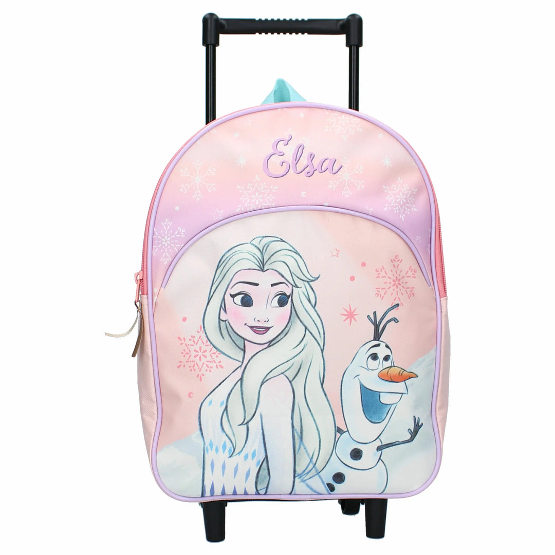 FROZEN Rolling Backpack Pink
