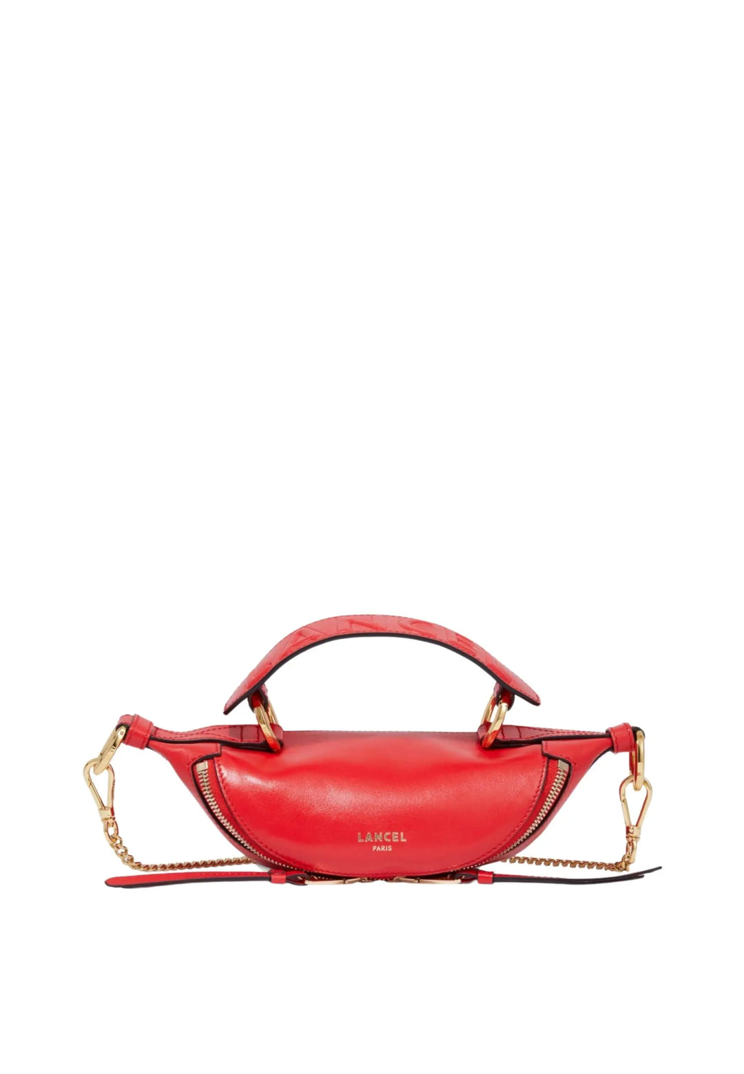 Lancel Sac Bandoulière Rouge-Baiser Lucky Bag™