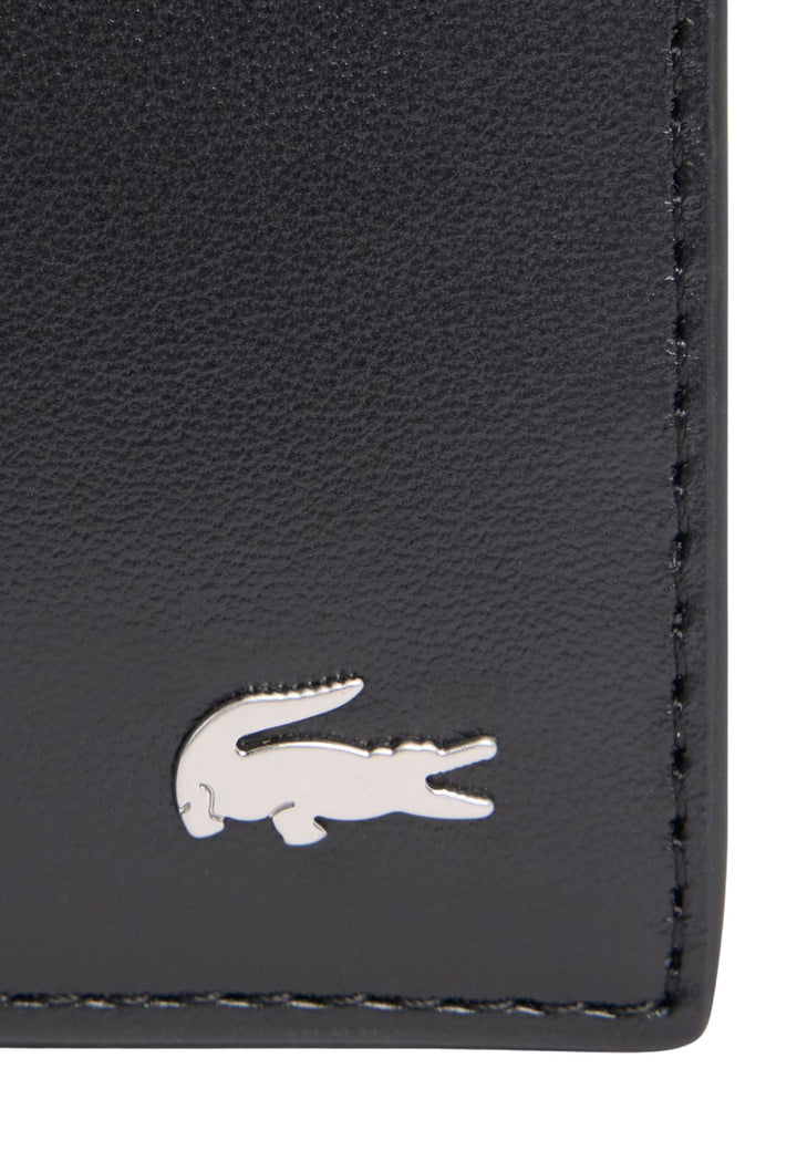 Lacoste Fitzgerald Italian Leather Wallet Black