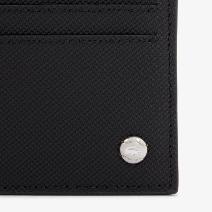 Lacoste Porte-cartes Homme Langon en Petit Piqué Noir NH5278HW
