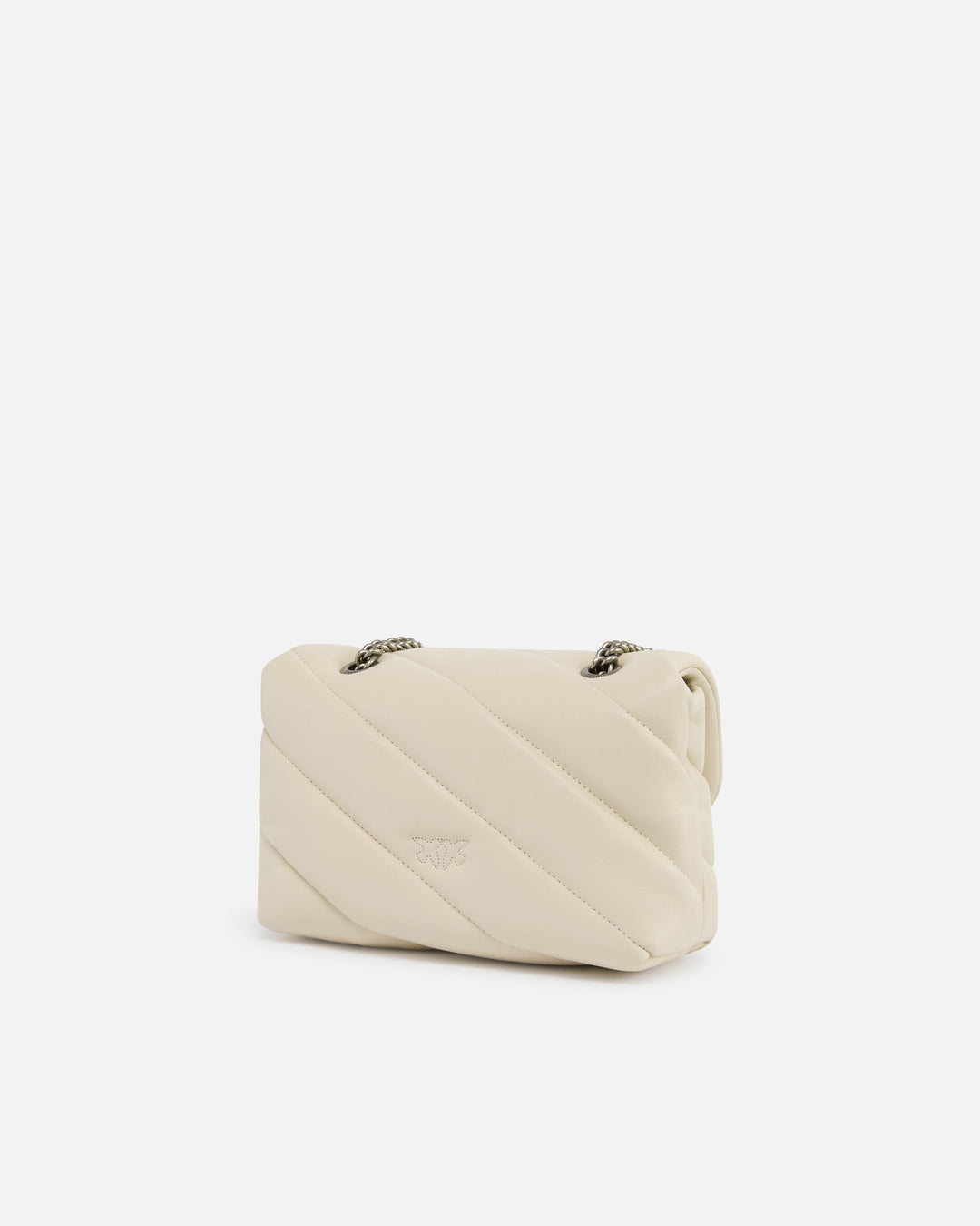 Pinko Borsa a Patta Love Puff Mini Cl Pecora Nappa Bianca A0F2Z14O