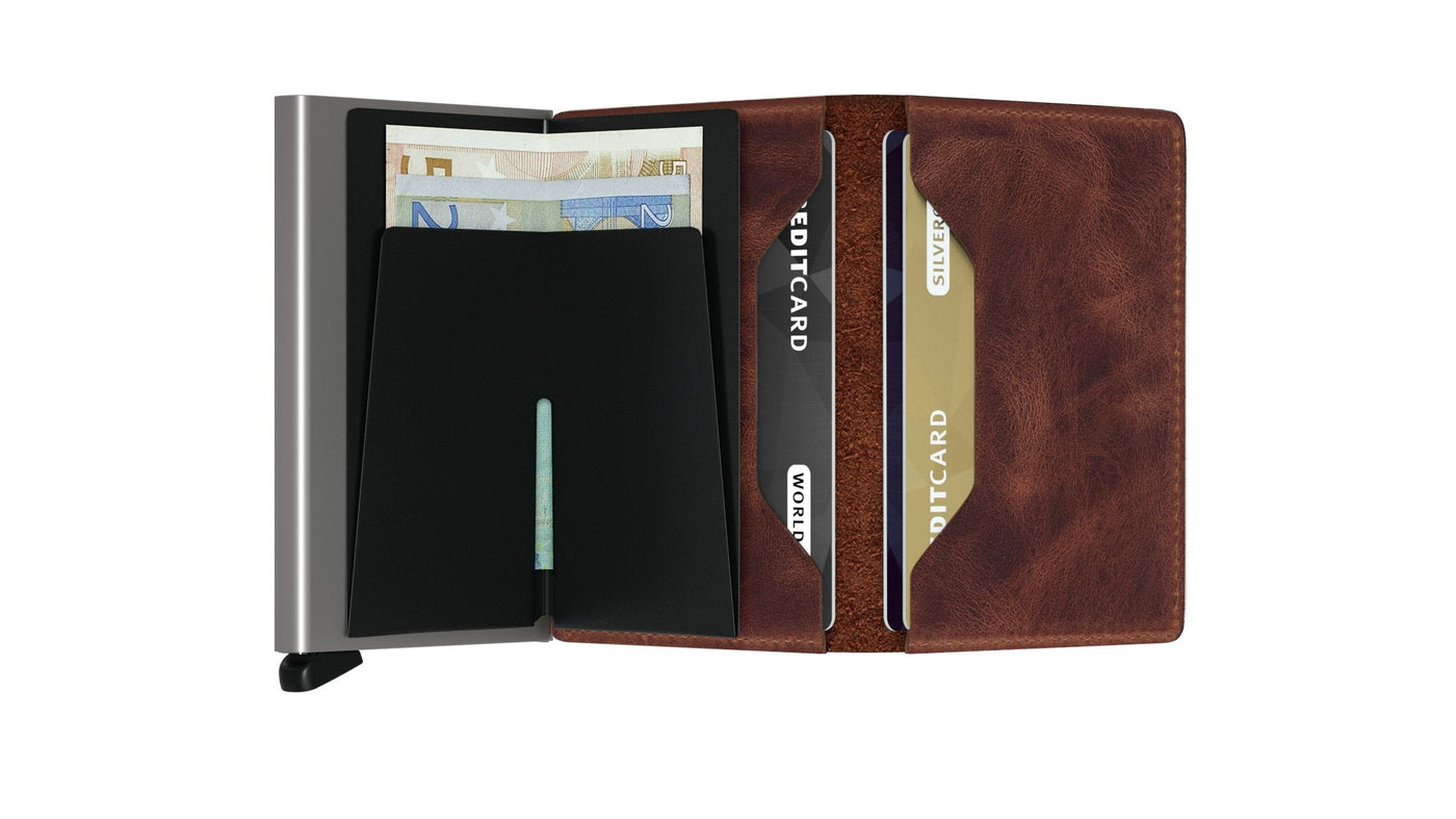 Porte Cartes Secrid Marron