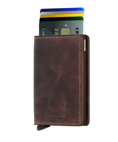 Porte Cartes Secrid Marron