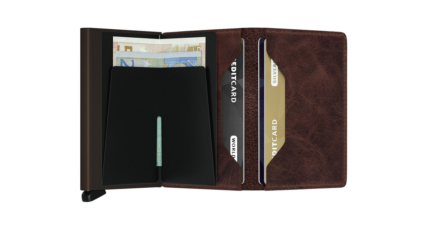 Porte Cartes Secrid Marron