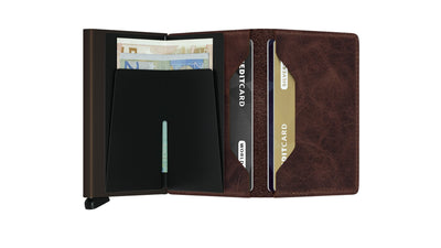 Porte Cartes Secrid Marron