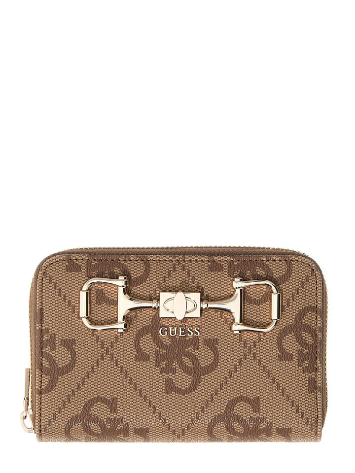 Guess Compagnon / Portemonnee Karnilla Logo Slg Lr Latte Logo OS992414
