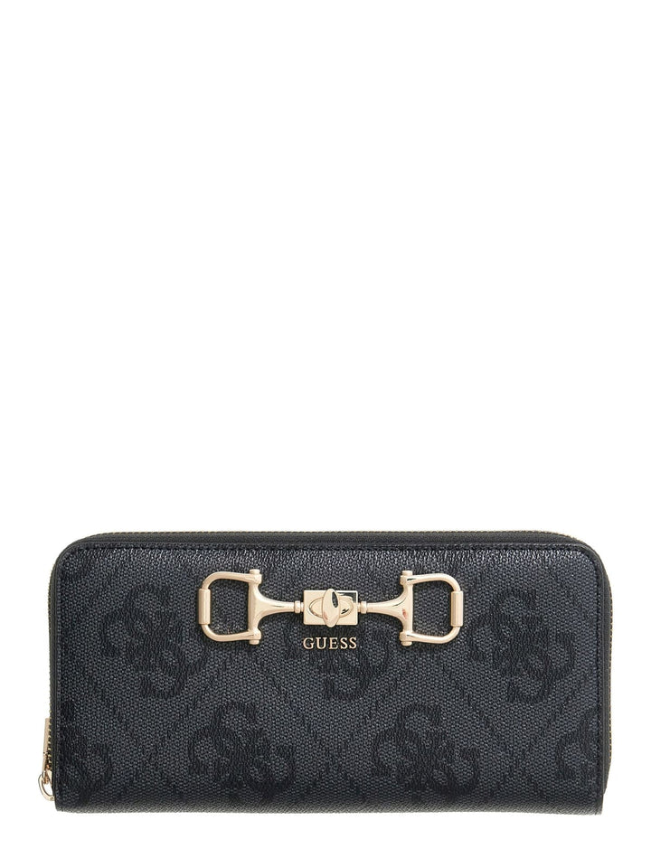 Guess Compagnon / Portefeuille Karnilla Logo Slg Lr Coal Logo OS9924146