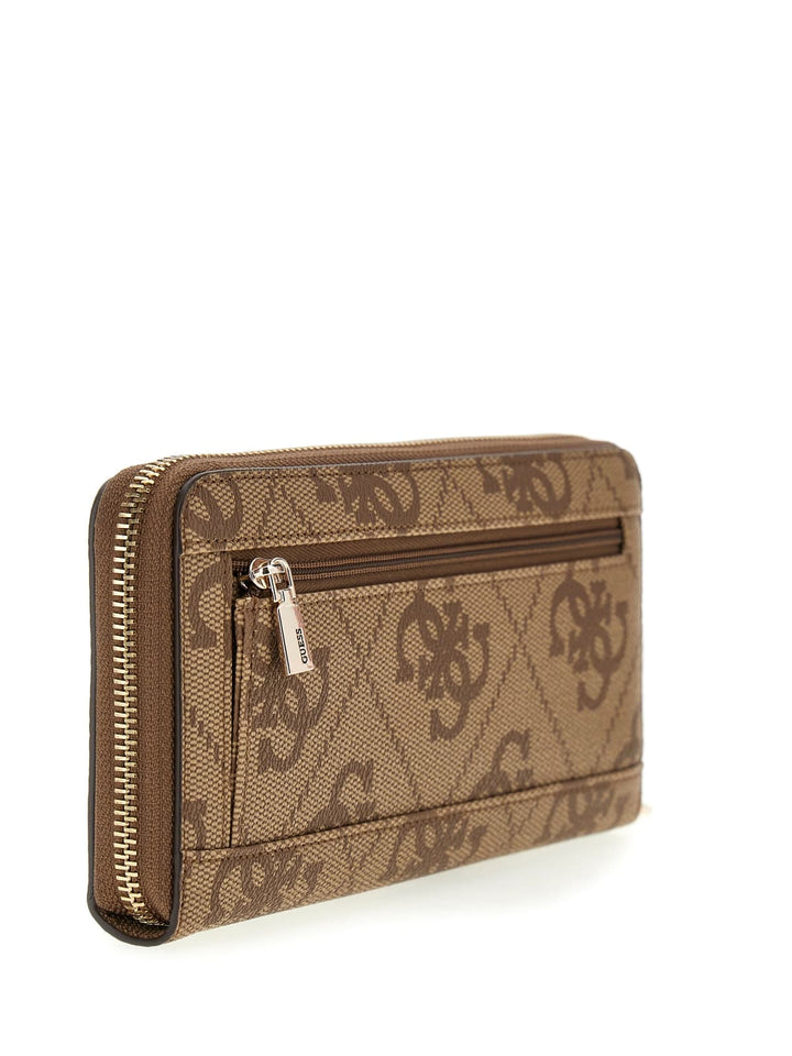 Guess Compagnon / portfel Karnilla Logo Slg Lr Latte Logo OS9924146