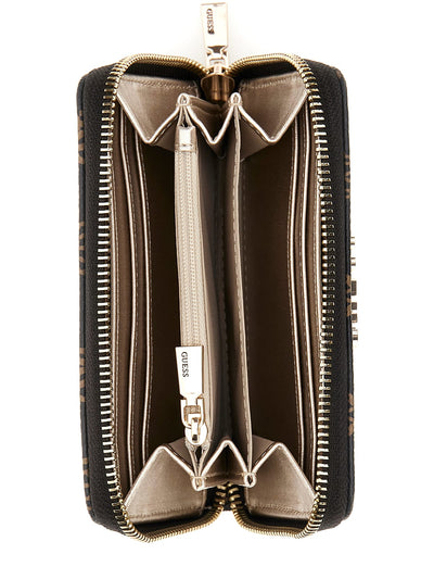 Compagnon / Portefeuille Guess Laurel Mocha Logo PG850040