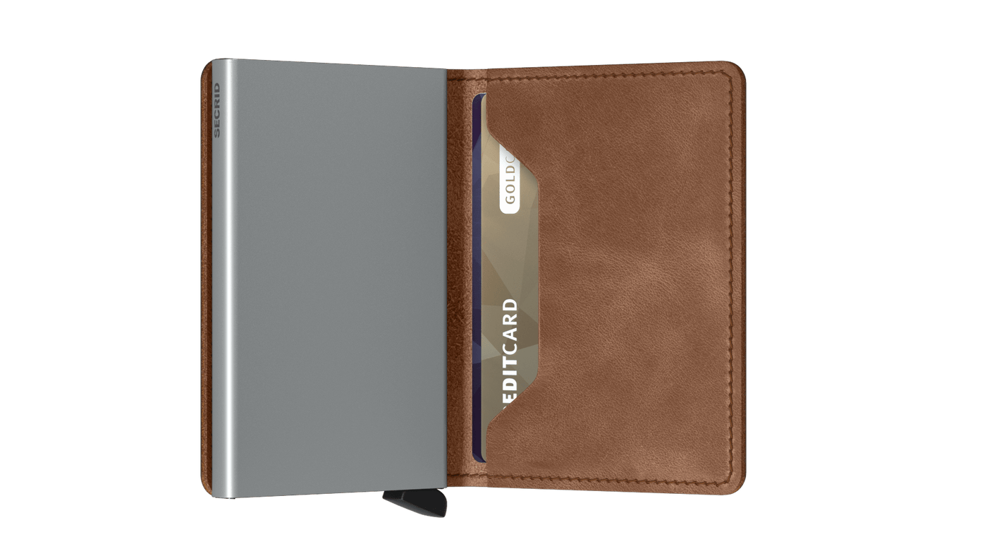 Porte Cartes Secrid Marron