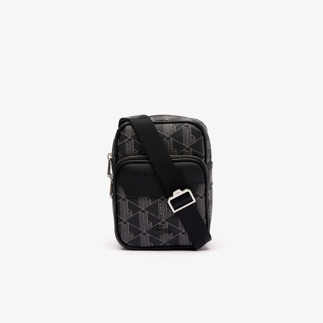 Lacoste Sacoche Monogram-Noir-Gris-H45 Lucky Bag™