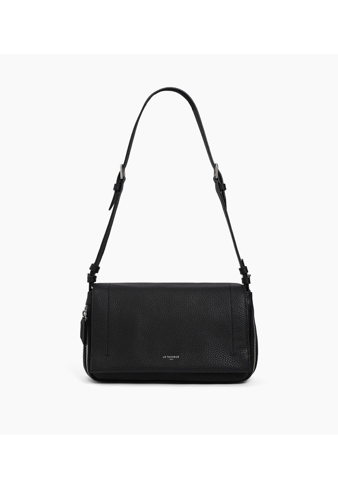 Le Tanneur Sac Bandoulière Aurore Noir