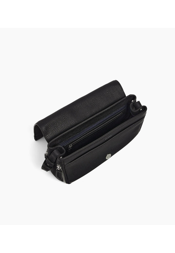 Le Tanneur Sac Bandoulière Aurore Noir