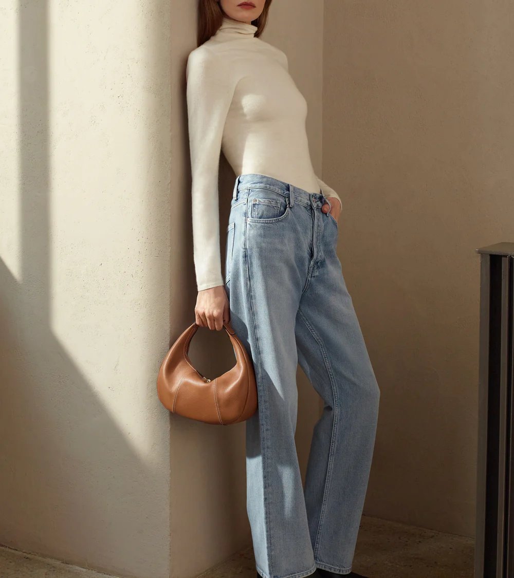 Le Tanneur Sac hobo Juliette TJET1402 Tan