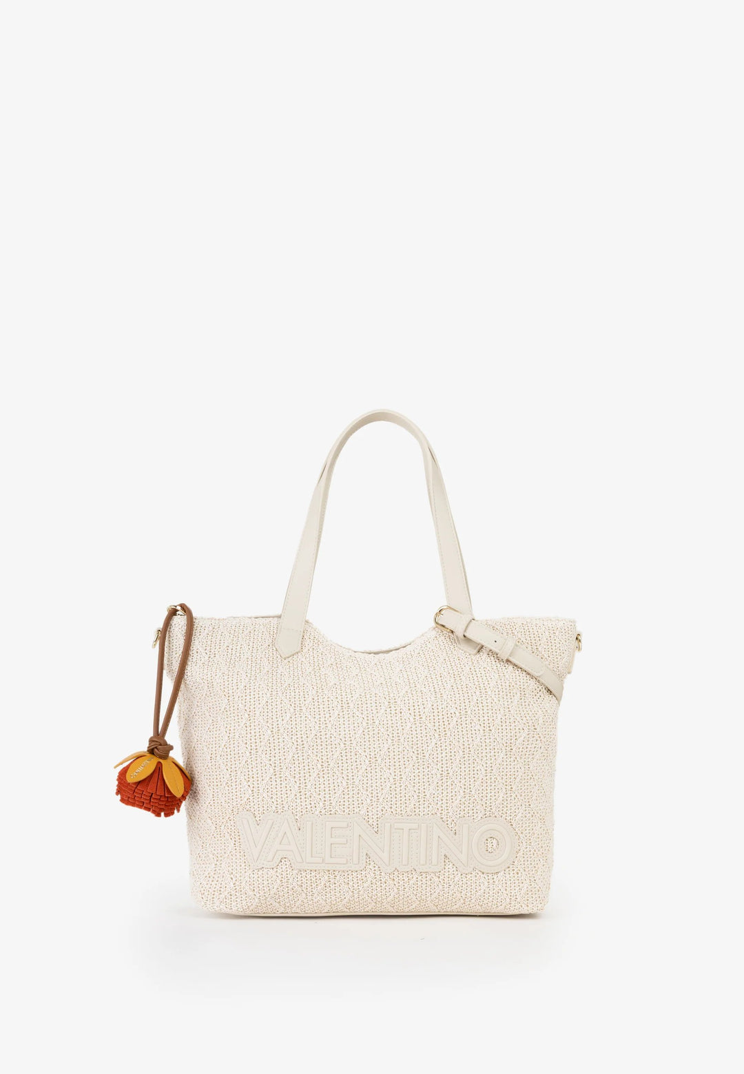 Valentino Sac Cabas Courmayeur Beige Femme VBS7GG01PAG Ecru