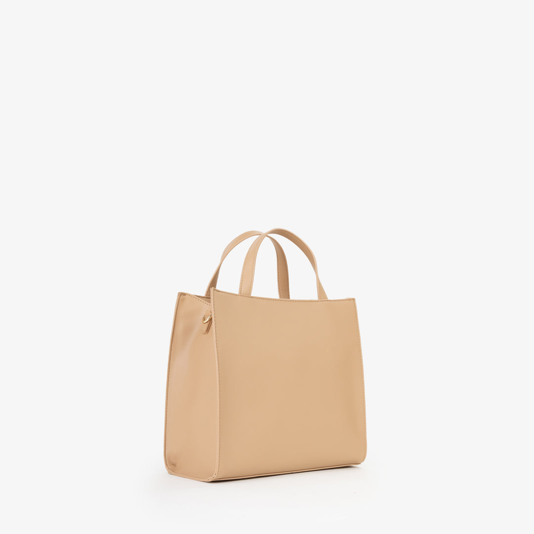 Valentino Sac Cabas Cora Beige Femme VBS9OO04 Beige