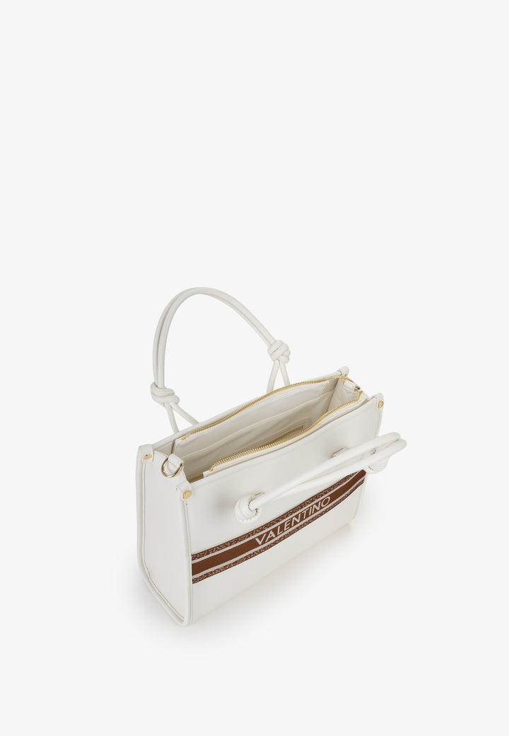 Valentino Sac Cabas Aella Blanc Femme VBS9ZW04 Bianco