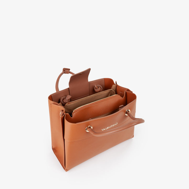 Valentino Sac Cabas Alexia Marron Femme VBS5A802 Cuoio