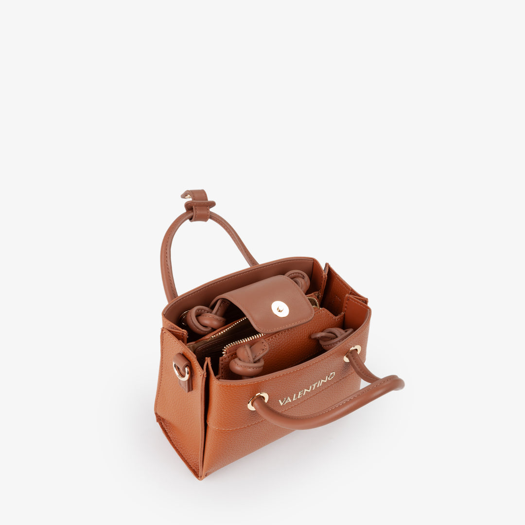 Valentino Sac Cabas Alexia Marron Femme VBS5A805 Cuoio