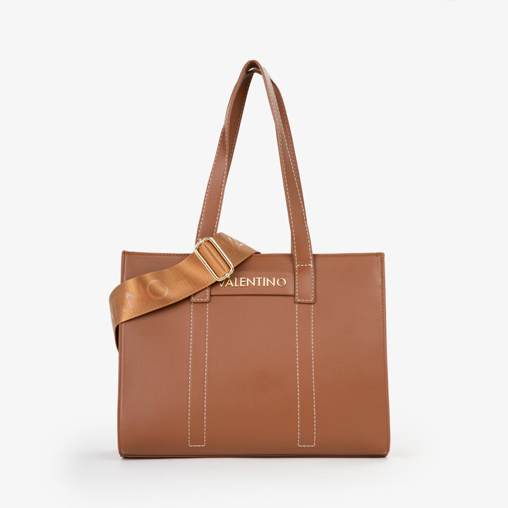 Valentino Bolsa Cabas Aury Re Marrom Mulher VBS9OB01 Cuoio