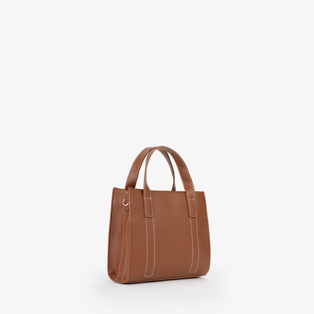 Valentino Sac Cabas Aury Re Marron Femme VBS9OB05 Cuoio