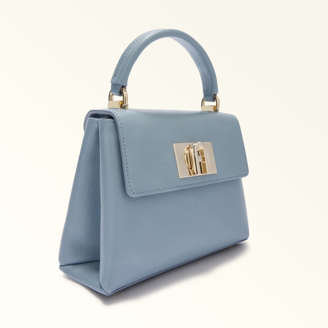 Furla Sacs À Main Mini 1927 Cuir Bleu