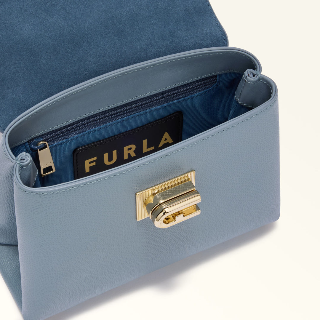 Furla Sacs À Main Mini 1927 Cuir Bleu