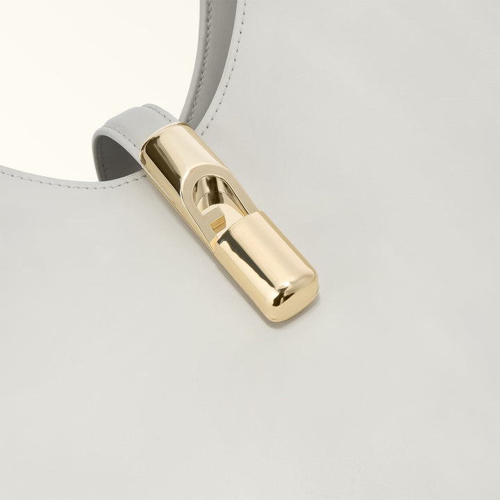 Furla Sac Bandoulière M Goccia Cuir Blanc
