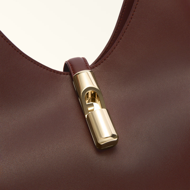 Furla Sac Bandoulière M Goccia Cuir Marron