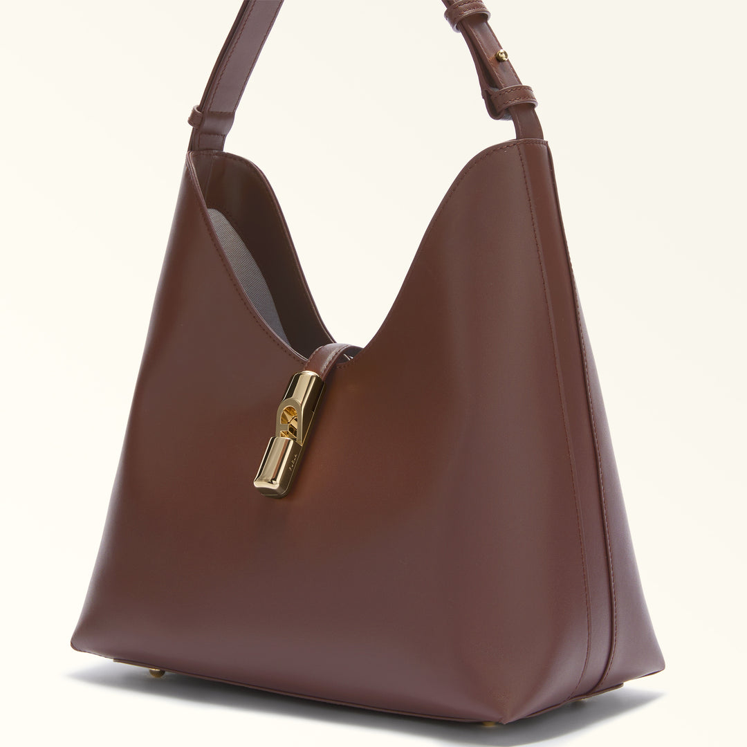 Furla Sac Bandoulière M Goccia Cuir Marron