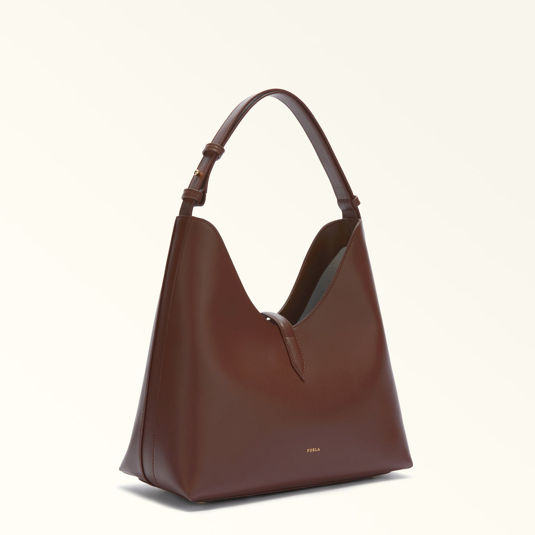 Furla Sac Bandoulière M Goccia Cuir Marron