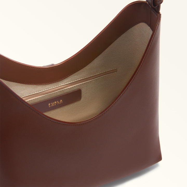 Furla Sac Bandoulière M Goccia Cuir Marron