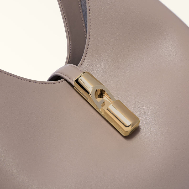 Furla Sac Bandoulière M Goccia Cuir Beige