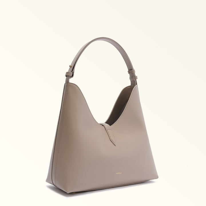 Furla Sac Bandoulière M Goccia Cuir Beige