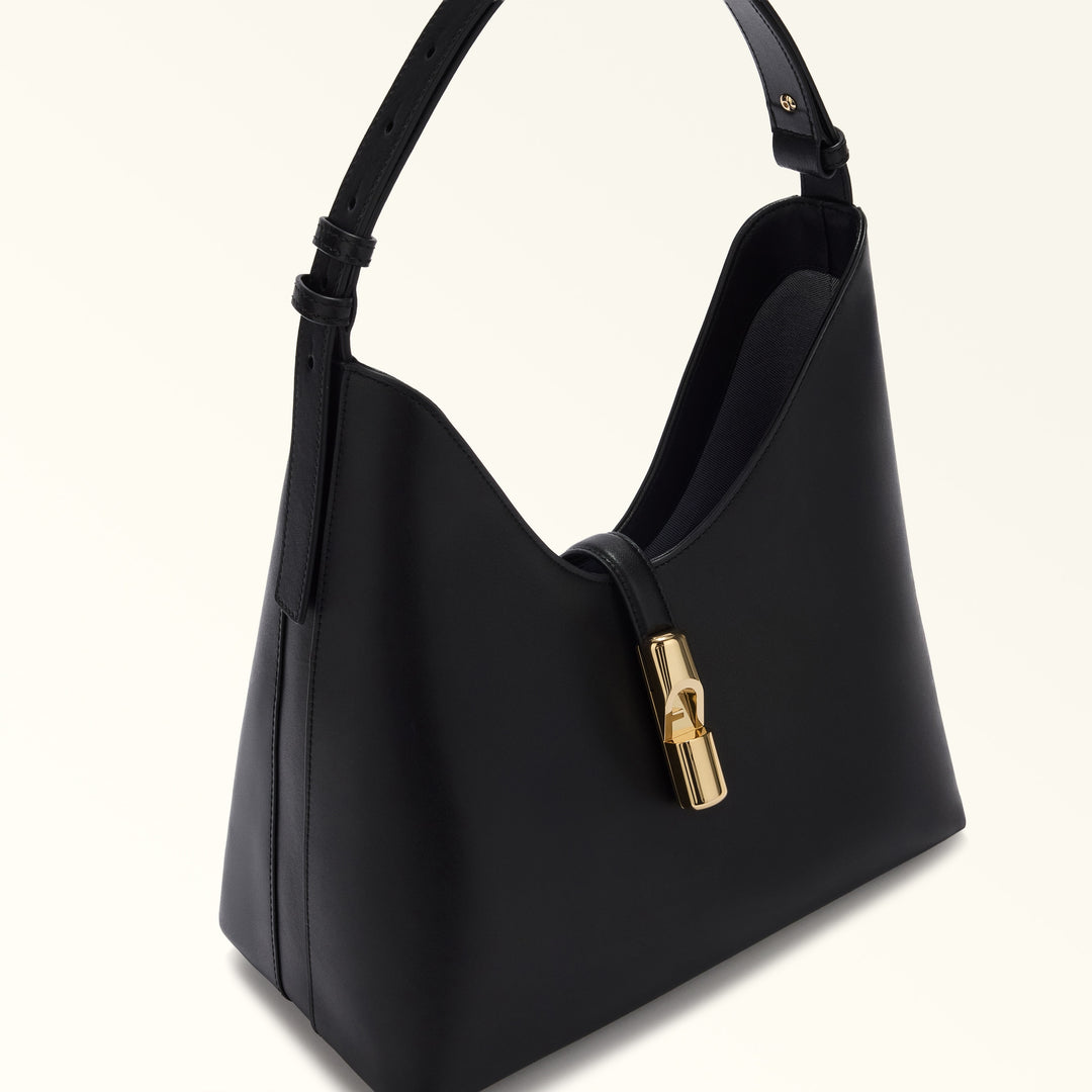 Furla Sac Bandoulière M Goccia Cuir Noir