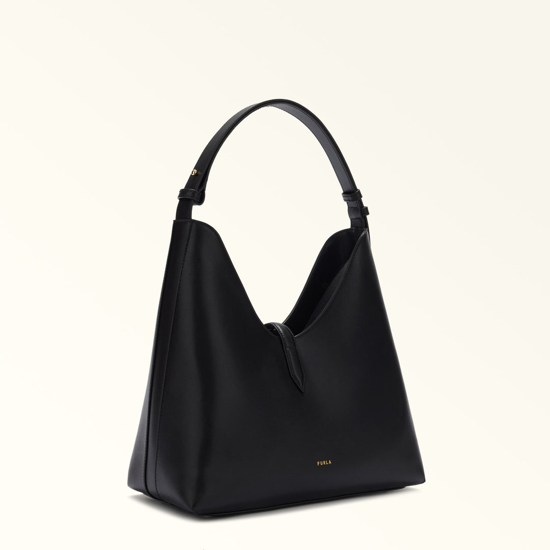 Furla Sac Bandoulière M Goccia Cuir Noir