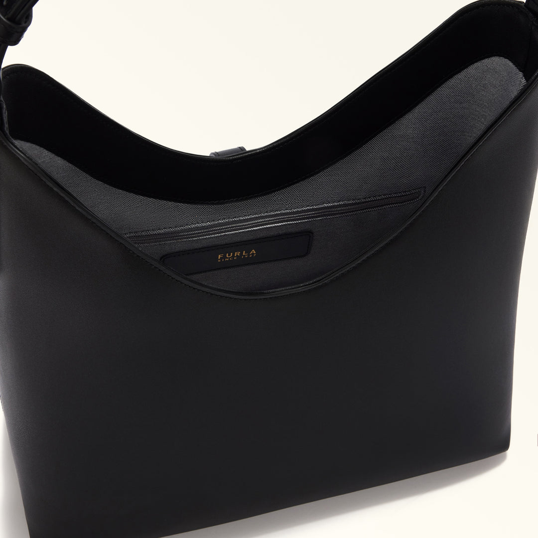 Furla Sac Bandoulière M Goccia Cuir Noir