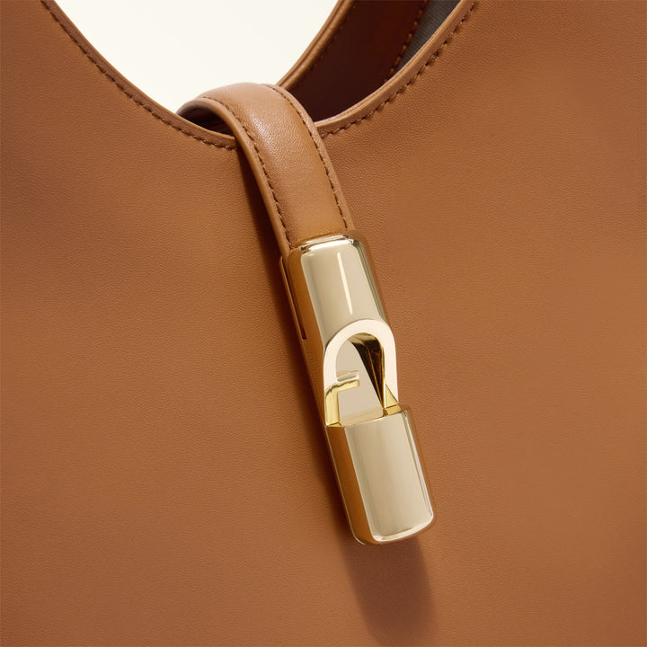 Furla Sac Bandoulière M Goccia Cuir Marron