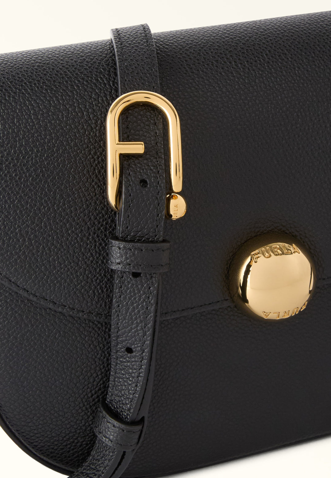 Furla Bolsa a tiracolo S Moonlight Couro Preto