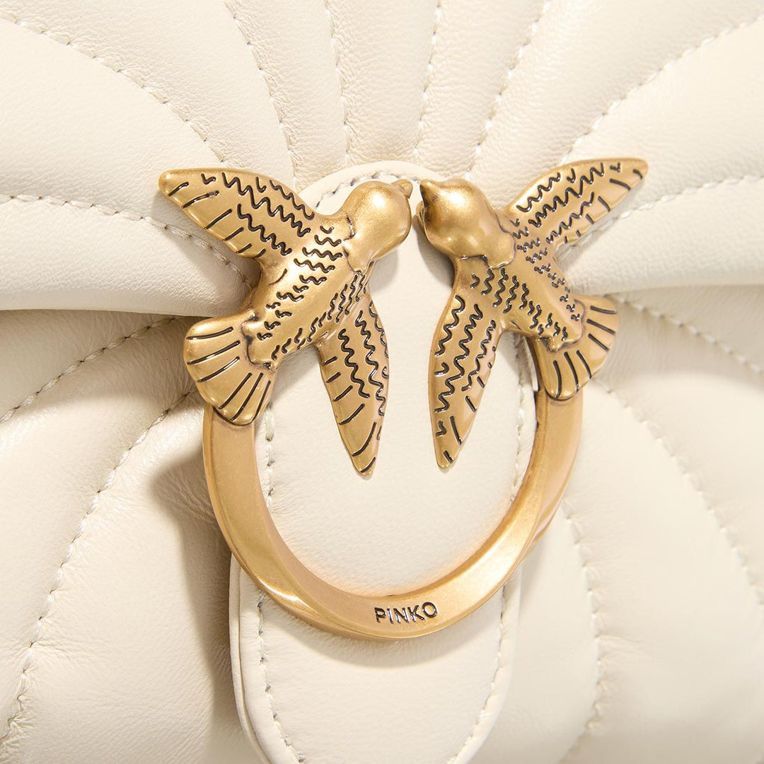 Pinko Borse a mano Love Puff Classic Cl Sheep Nap Bianco A1EXZ14Q