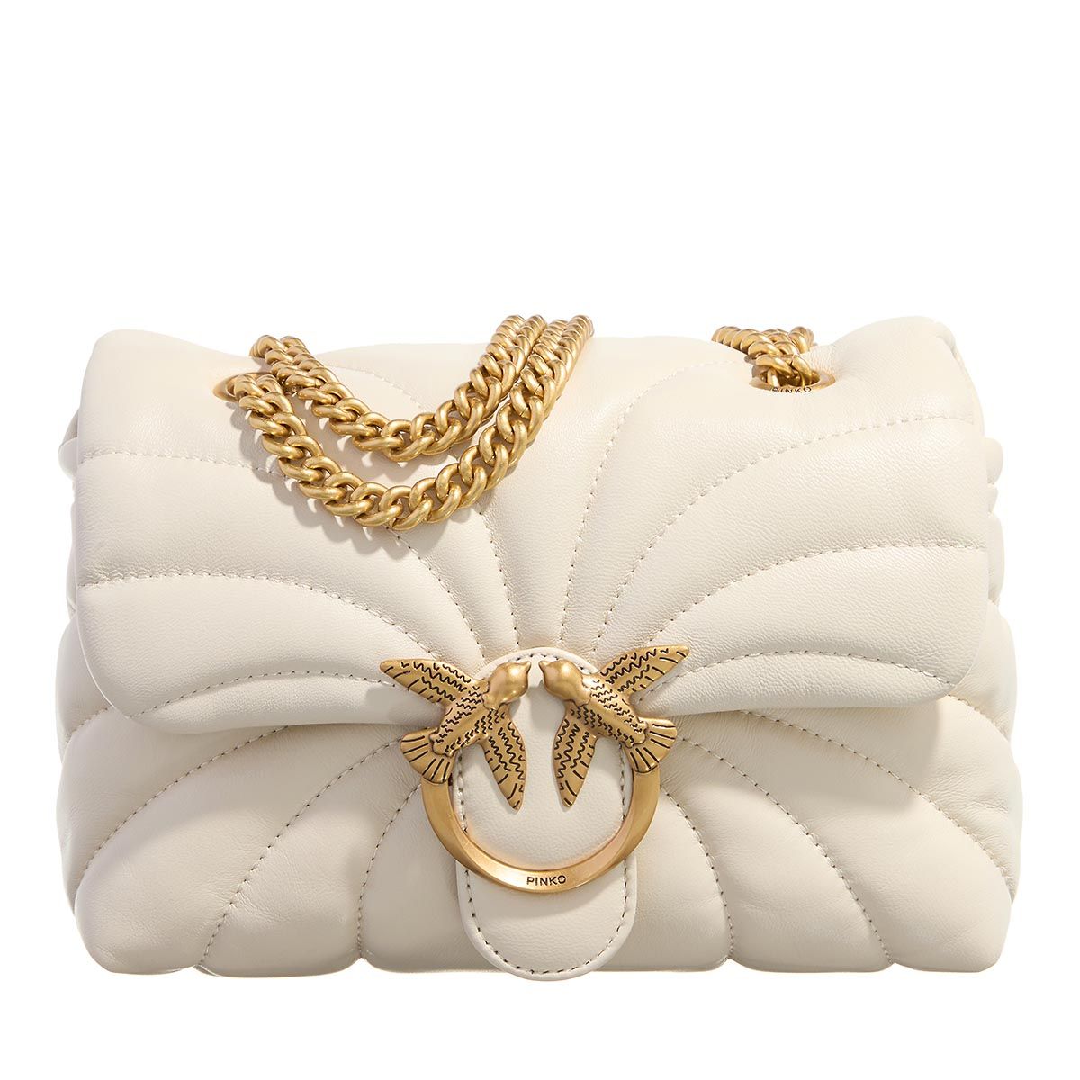 Pinko Sacs à main Love Puff Classic Cl Sheep Nap Blanc A1EXZ14Q