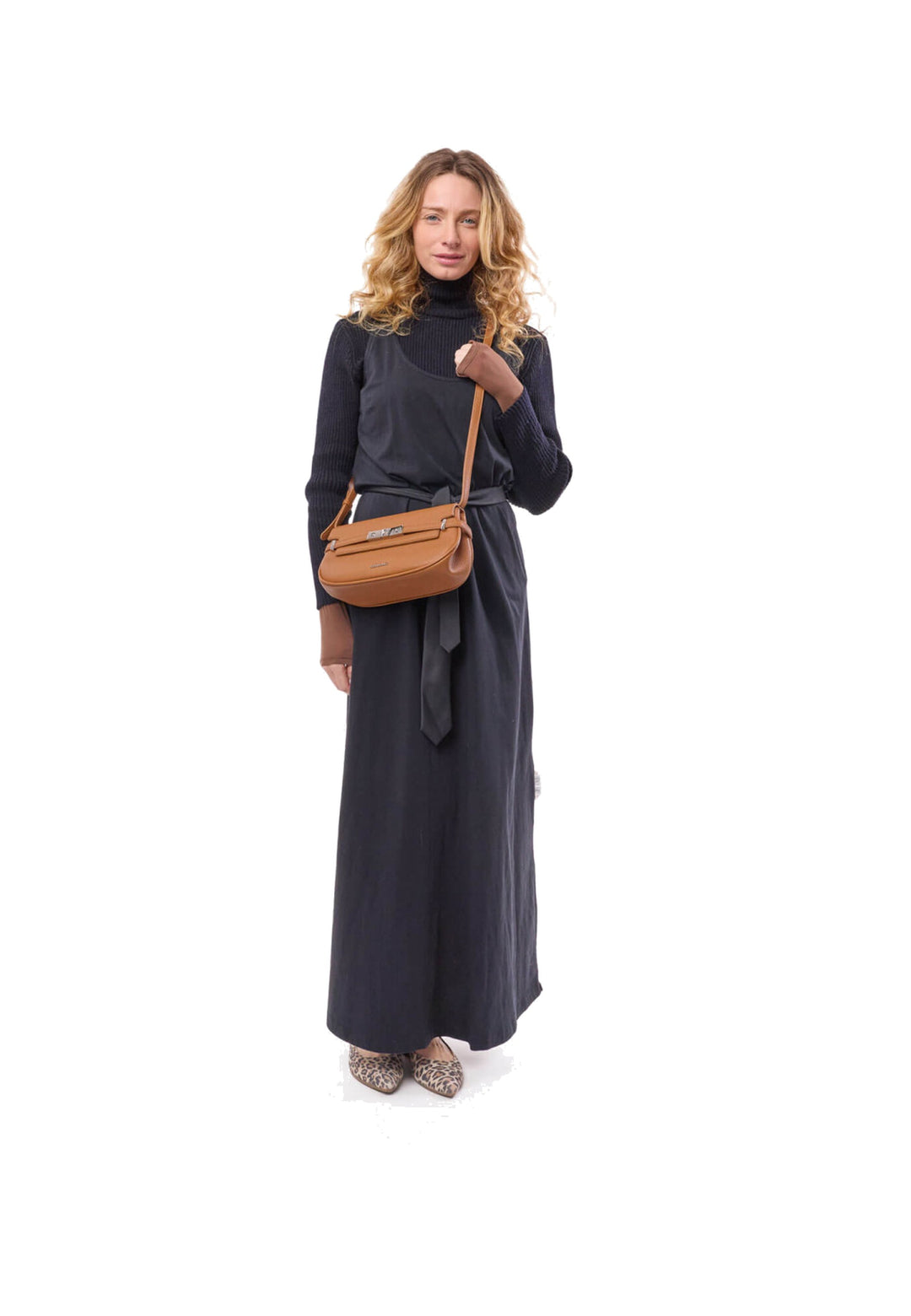 Chabrand Sac Bandoulière Femme Louise Camel - vue portée