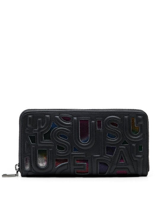 Portefeuille zippé Desigual 23WAYP21 Noir